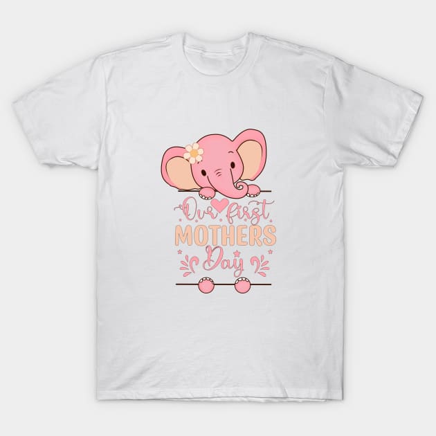 happy first mother's day new mom - best Gift T-Shirt by ISSTORE